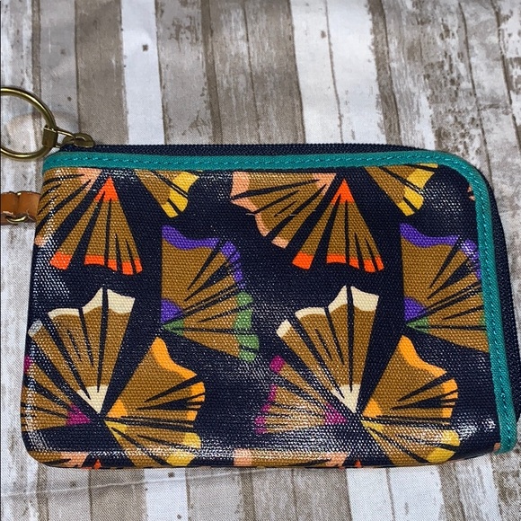 Fossil wristlet coated canvas blue multicolored - Picture 5 of 6